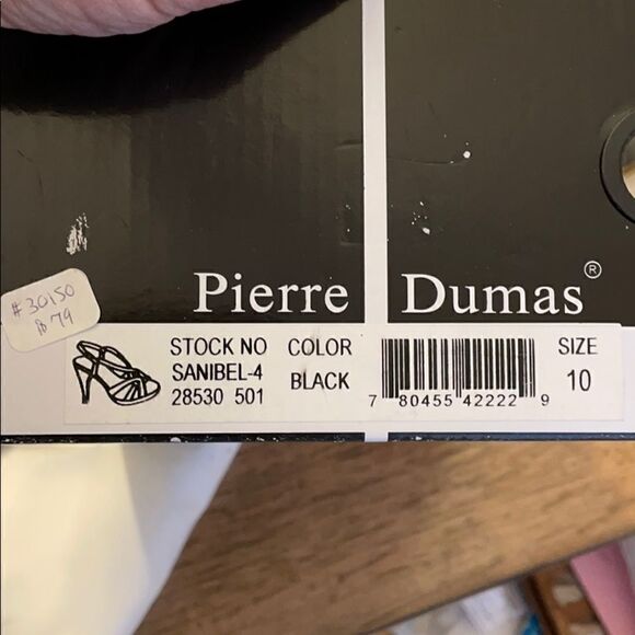 PIERRE DUMAS SHIMMERY STRAPPY SANDALS.  NEW - Picture 7 of 7